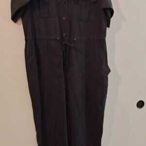 Black Tencel jumpsuit. Size Large.
